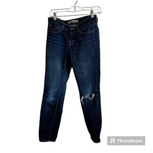 J brand woman’s‎ jeans size 26 distressed blue skinny